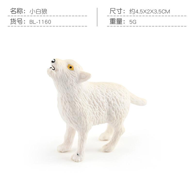 

Симуляция Лесных Животных 10 Моделей Волка Сибирский Волк Король Белый Волк Голубой Волк Арктический Волк Настольное Статическое Украшение