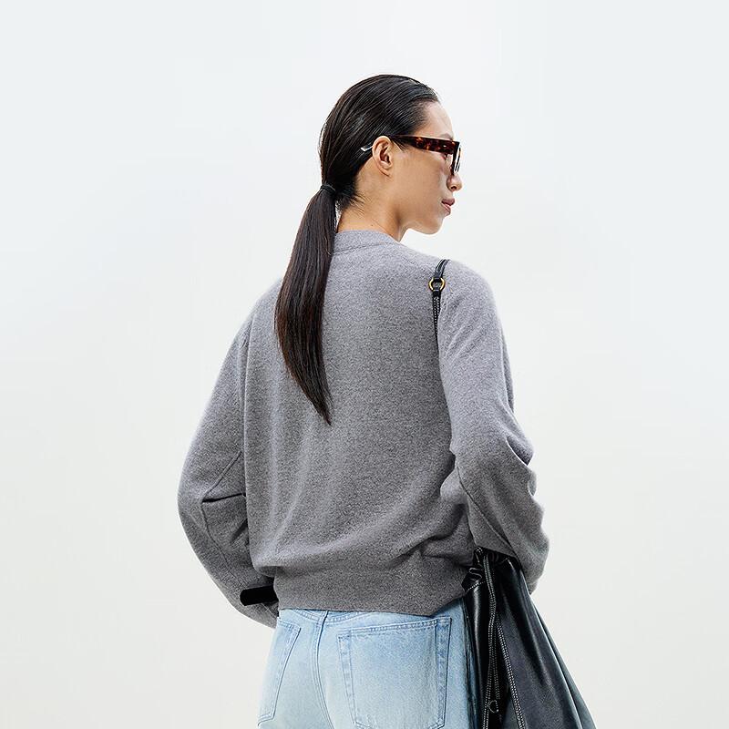 LESS 2025 Spring V-Neck Cashmere Cardigan