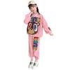 Modische zweiteilige Sportanzüge für Mädchen für Frühling und Herbst - Trendige Streetwear für Grundschul- bis zu großen Kindern