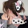 Cute Cow Shape Animal Hairpin Dog Shape Shark Clip Fashion Hair Claw Clip  For Medium Thick Hair