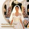 ShiQiao Spl Wedding Veil for Bride White Bridal Veil Bachelorette Wedding Party Accessories Stuff for Women Bachelorette Party Veils With Hair Comb