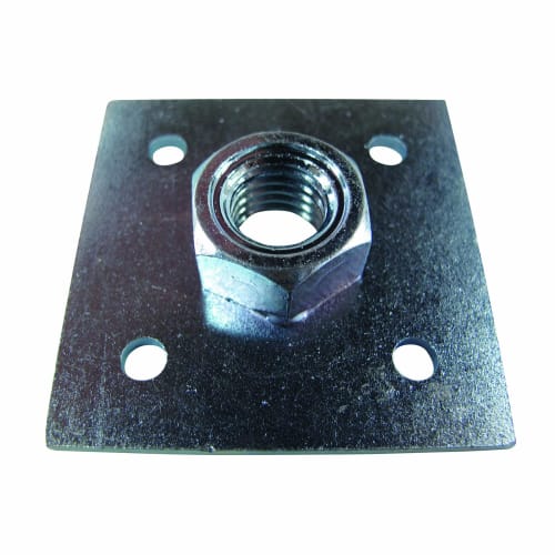 DAIDOHANT Plate Nut, Iron/Trivalent Chromate Plated, M10 x 50mm x 30mm (Dimension A x B), 1 Piece, 10102608