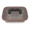304 Stainless Steel Food Storage Container Metal Sealed Lunch Box with Handle for Home Refrigerator