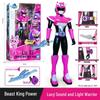 Mini Force X Leo Max Action Figure - Sound & Light Transformer Toy for Kids