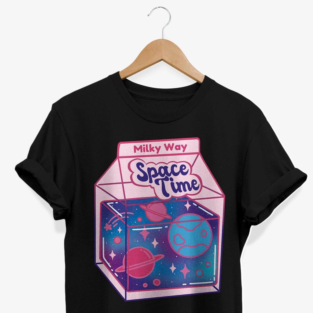 Kawaii Milky Way T-shirt | Anime Space Graphic Tee