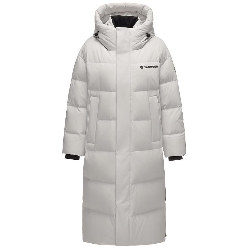 Unisex Long Hooded Down Jacket 5550873D