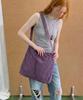 Prends Soin De Toi Atelier Eyelet Washed Shoulder Bag Purple