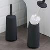Plastic Toilet Brush With Standing Base Long Handle Toilet Cleaning Brush For WC Bathroom Accessories Cleaning Tools