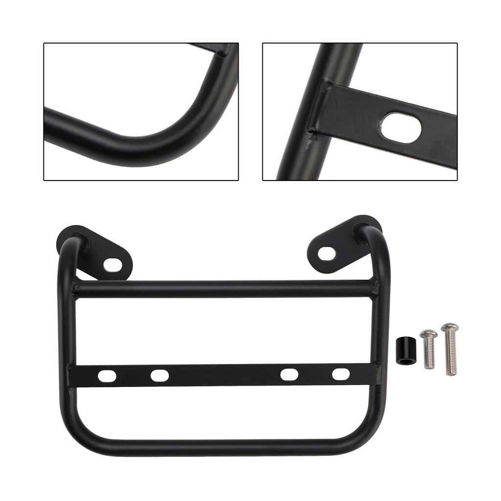 Luggage Rack Side Saddle Bag Mount Bracket Black Steel For Bmw R12 2024-2025
