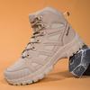 Plus Size Breathable Men Boots Outdoor Desert Boots Comfortable Ankle Boots For Men Hiking Shoes