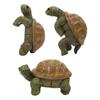 Turtle Flower Pot Hugger Cute Planter Pot Decorations Tortoise Sculpture Hanging Turtle Statue for Home Balcony Lawn Fence Patio