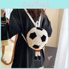 Plush Soccer Toy Backpack For Kids With Breathable Lightweight Design For School And Play