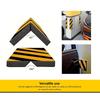 Impact Absorbing EVA Foam Corner Protectors With Safety Warning Colors For Garage Walls Vehicle Collision Prevention