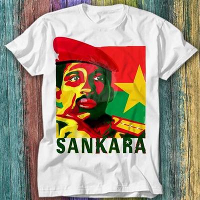 Thomas Sankara Camiseta Revolucionário Marxista Africano Top Tee 524