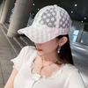 Adjustable Lace Flower Thin Baseball Cap  Outdoor Women Summer Sunscreen Sun Hollow Hat Girls Hip Hop Visors Cap