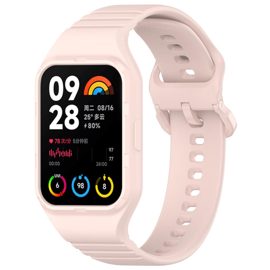 For Xiaomi Smart Band 8 Pro Easily Adjustable Watch Strap Flexible Silicone Wrist Band
