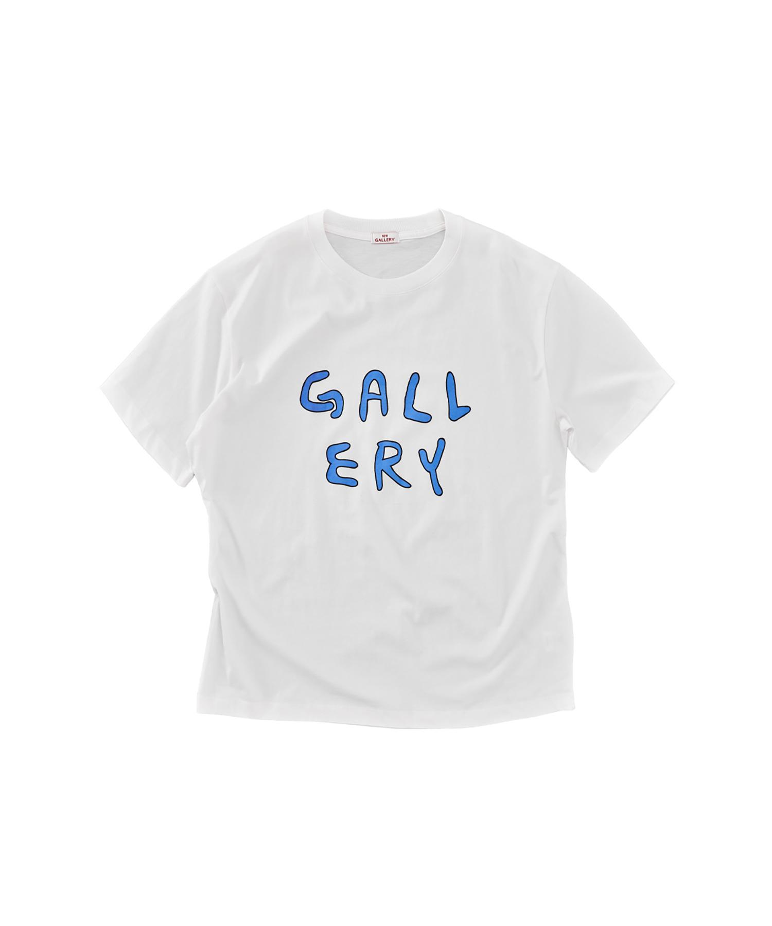 1011 Gallery Gallery Stroke Logo T-Shirt-White White/L