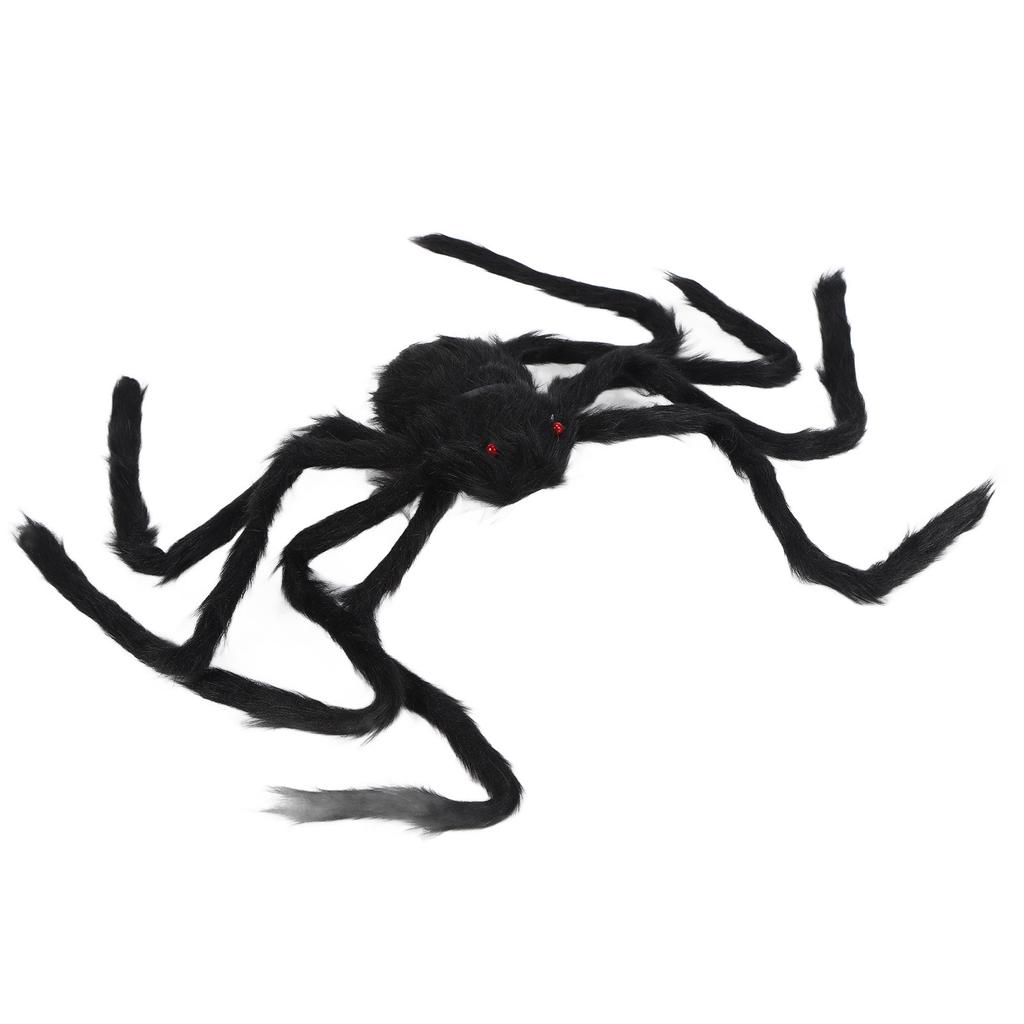 Spiders Halloween Decor Terrible Reusable Black Giant Spider Halloween Decoration for Indoor