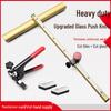 Ceramic Tile Push Knife & Glass Cutter Set with T-Shaped Handle and Pliers
