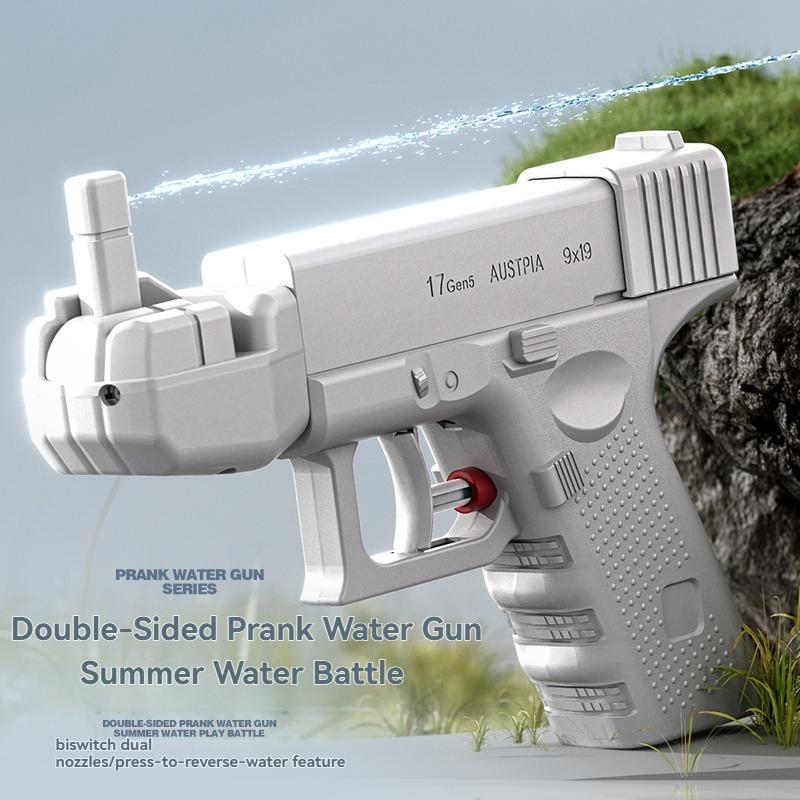 New Prank Water Gun Toy Handheld Manual Two-Way Water Gun Summer Water Toy Children Outdoor Swimming Pool Toy Beach Fun Gift