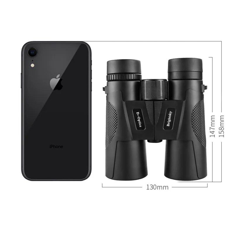 12x42 Zoom Telescope Professional BAK4 HD Powerful Binoculars Long Range Portable Monocular Or Camping Tourism Outdoor
