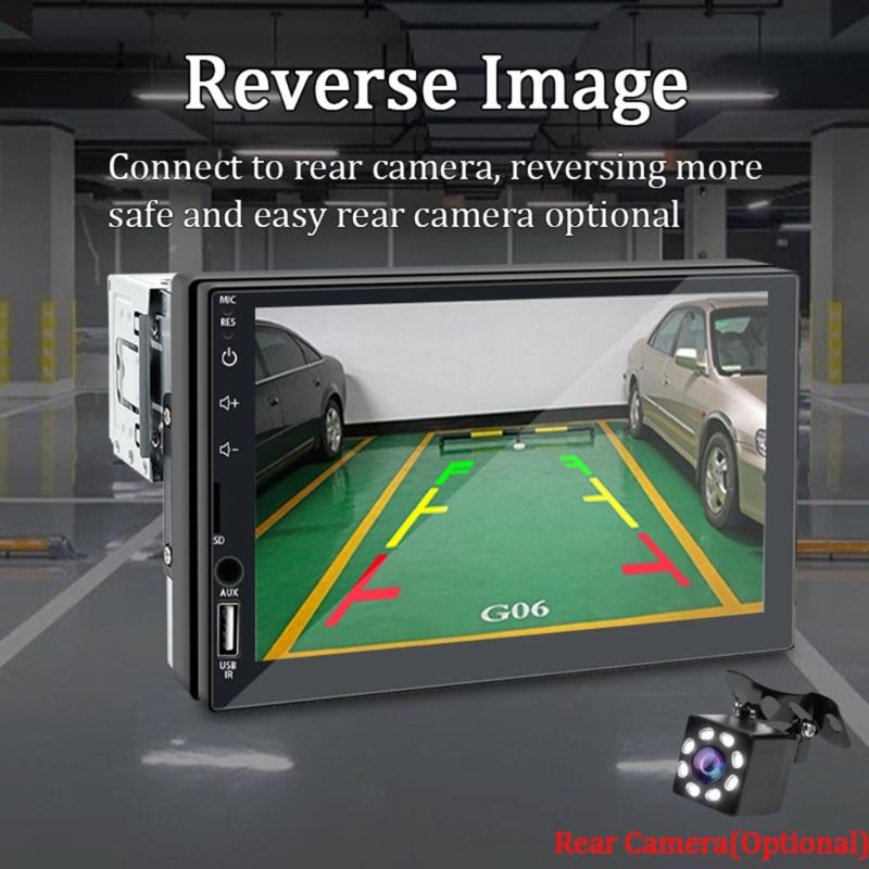 Universal Car Radio Stereo Aux Input Receiver AudioMP5 Multimedia Player 7 Inch
