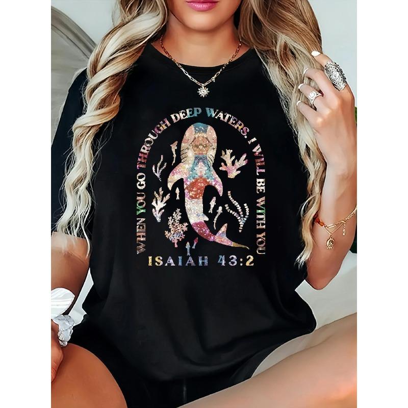 

Women S Suitable for Church and Prayer Group, Comfortable Fit Top, Breathable Fabric, Spring and Summer Clothing 4XL чорний