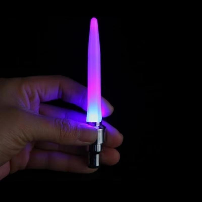 2 stuks Kleurrijk Fietswiel Spaaklicht Waterdicht MTB Balansfietslicht LED Band Band Knipperlichten Waarschuwing Fietslamp