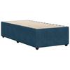 Bed Frame Blue 100 x 200 cm Velvet