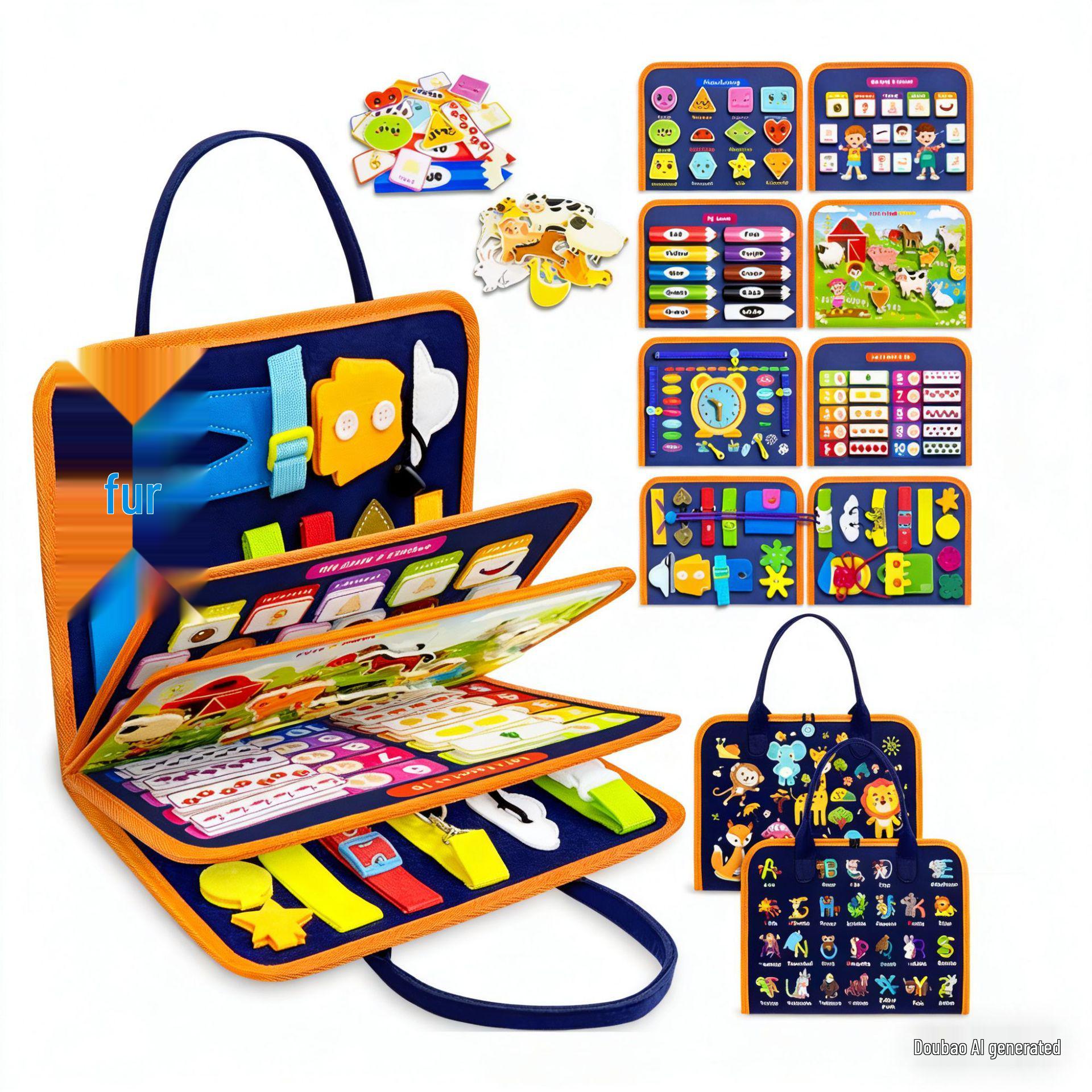 

Cross-Border Montessori Early Education Felt Learning Board with CPC CE Certification