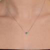 TATIANA (925 Silver) Heart Pendant Necklace NZ2515 Green