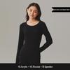 Women's Extra Thick Fleece-Lined Acrylic Thermal Base Layer Top