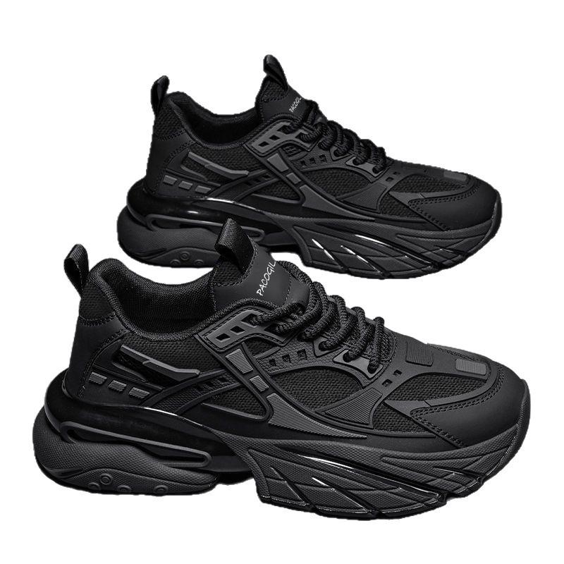 Lightweight Men's Trendy Autumn Running Sneakers: Casual, Versatile Fashion Dad Shoes for Youth Sports