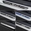 BGY1 Car Stainless Steel Door Sill Scuff Plate For BYD Atto 3 Dolphin Seal Tang F3 Dmi Song Yuan EV 2023 2024 Atto 4 Car Accessories
