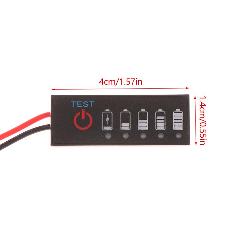 Battery Level Indicator 18650 Lithium Capacity Tester Meter 2S-7S 7.4V-29.4V 15Ma Module Lithium Battery Level Display Module