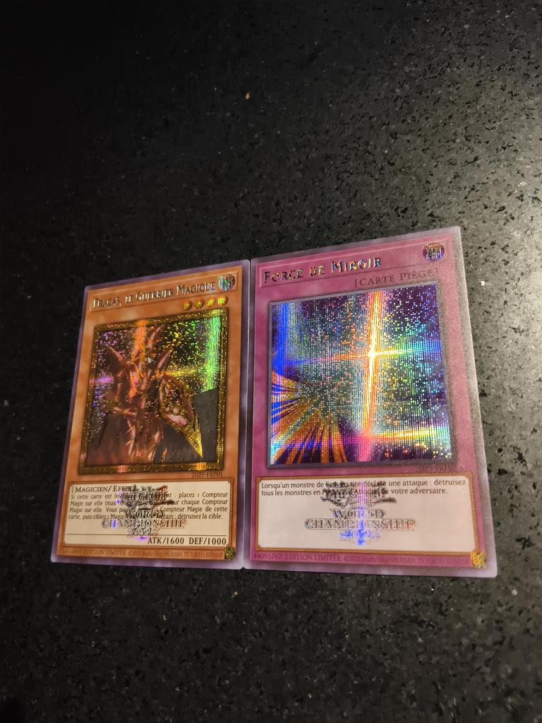 2pcs/set Yu-gi-oh! 2025 Wcs Self Control Collect Signature Trading Flash Card Anime Cartoon Christmas Gift