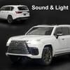 1:24 Lx600 Es300h Models Alloy Diecast Toys Cars 6 Doors Opened Sound Light Pull Back Front Wheel Steering Vehices Kid's Present