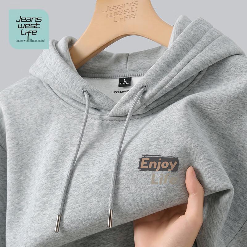 Jeanswest Life Men's Loose Fit Pullover Hoodie