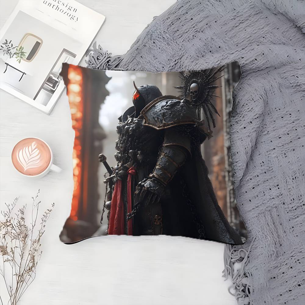 

Крутой Персонаж W-Warhammer 40,000-MT Наволочка с Принтом Наволочка Гостиная Диван Подушка Чехол Декор Спальни 12x12Inch