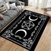 Pentagram Moon Gothic Carpet suitable as a non-slip mat for the living room or bedroom sofa