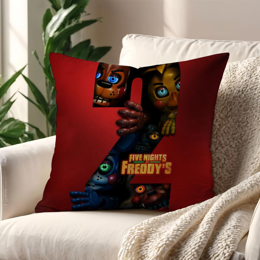 F-Fnaf F-Five-nights-At-FreddyS 2 Cushion Cover For Pillow Printing Sofa Decoration Home Car Room Shop Office Nordic Simplicity