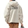 Skechers Sports Lifestyle Series New Style Academy Series Hooded Zipper Thermal Warm Fleece Jacket Unisex Jacket Jade-White P424U030-01NJ
