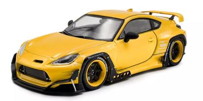 SOLID O Pandem Toyota GR86 2022 Finished Model S4315101 1/43 (Yellow)