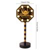 Eid Mubarak Mond Stern Lampe Holz Ornament 2025 Ramadan Kareem Heim Tisch Dekoration LED Licht Laterne Islamische Muslimische Party Geschenk