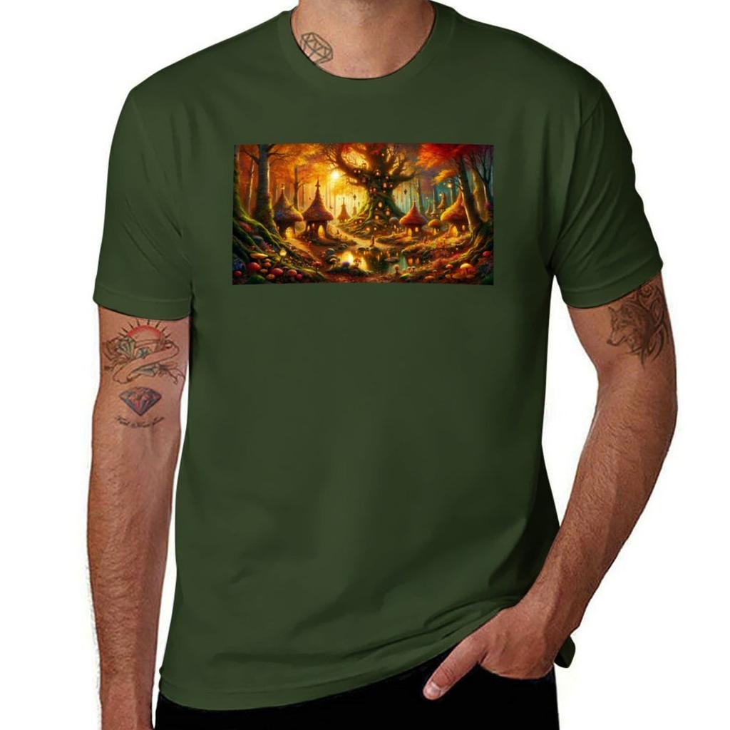 Fairy Haven Chronicles TShirt blacks quick drying Unisex graphic t shirts