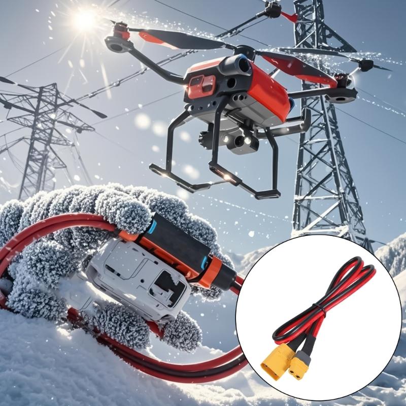 XT60 Buchse auf XT90 Stecker Kabel, 2ft bis 12ft Adapterkabel 12AWG Verlängerungskabel Verlängerkabel für Solarpanel