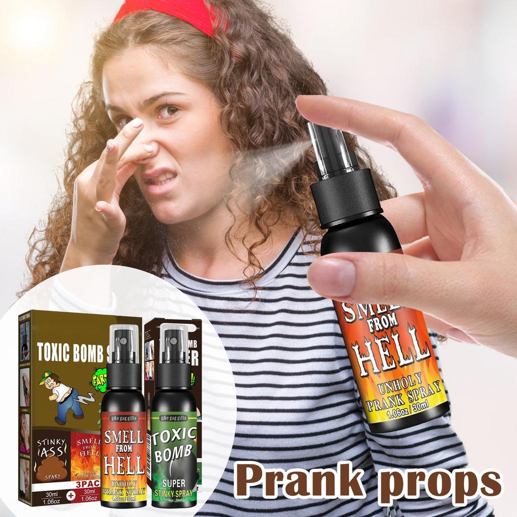 Novelties Liquid Fart Gag Prank Joke Spray Can Stink Bomb Smelly Stinky Gas 90ML