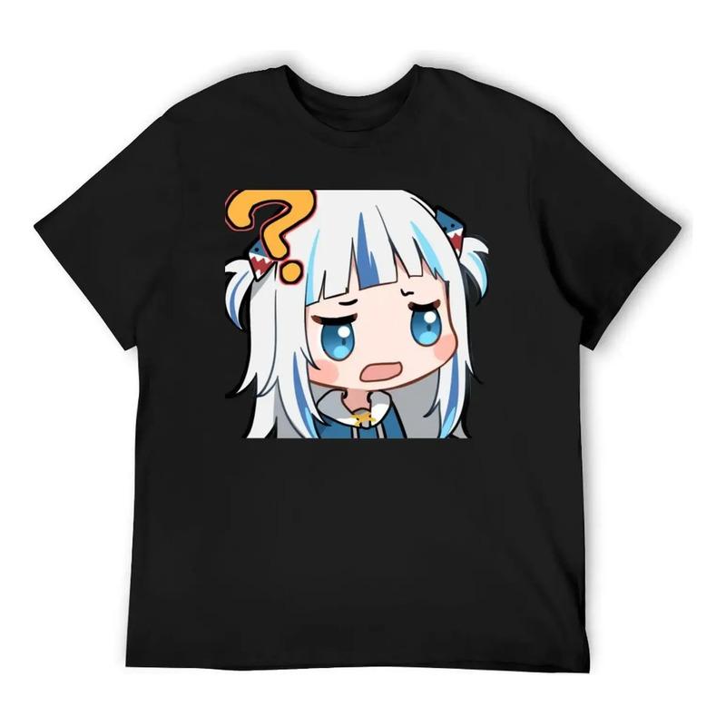 Футболка Gawr Gura Hololive Знак вопроса De Anime De Secage S разноцветный