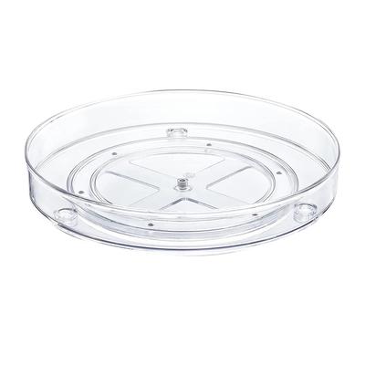 Clear NonSkid Organizers  Turntable Rack For Kitchen Cabinet, Pantry Organization And Storage, Fridge, Bathroom Vanity Countertop Makeup Organizing