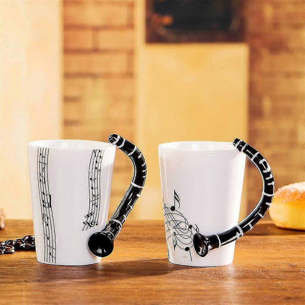 Ceramic Coffee Cup Household Water Cups Ceramic Material Gift For Music Lover
